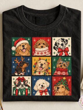 Christmas Dog Shirt, Cute Dog Tee, Funny Dog Lover Shirt
